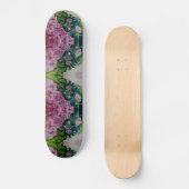 Abstrakte Aquarellmalerei Retro boho Skateboard (Vorderseite)