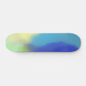abstrakte Aquarellmalerei Skateboard (Horizontal)