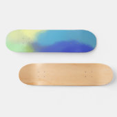 abstrakte Aquarellmalerei Skateboard (Horizontal)