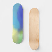 abstrakte Aquarellmalerei Skateboard (Vorderseite)