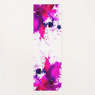 Abstrakte Aquarellmalerei, trendige Farbe Yogamatte