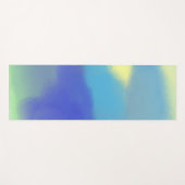 abstrakte Aquarellmalerei Yogamatte (Vorderseite (Horizontal))
