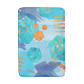 Abstrakte Aquarellmatte Badematte (Vorderseite Vertikal)