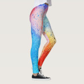 abstrakte Aquarellmuster Leggings (Rechts)