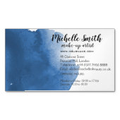 Abstrakte Aquarellpinsel Magnetische Visitenkarte (Vorderseite)