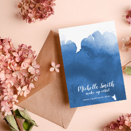 Abstrakte Aquarellpinsel Postkarte