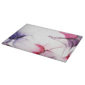 Abstrakte Aquarellplatine Schneidebrett (Ecke)