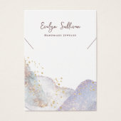 Abstrakte Aquarelltafel (Vorderseite)