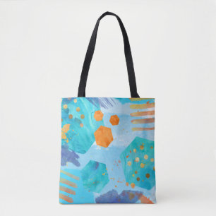 Abstrakte Aquarelltasche Tasche