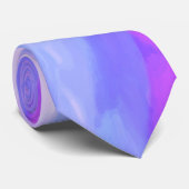 Abstrakte Aquarelltextur in Pastellfarben Krawatte (Gerollt)