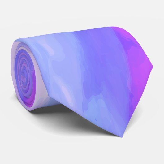 Abstrakte Aquarelltextur in Pastellfarben Krawatte (Gerollt)