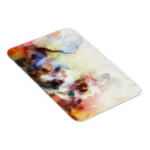 Abstrakte Aquarelltextur mit Farbe Magnet (Rechte Seite)