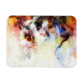 Abstrakte Aquarelltextur mit Farbe Magnet (Horizontal)