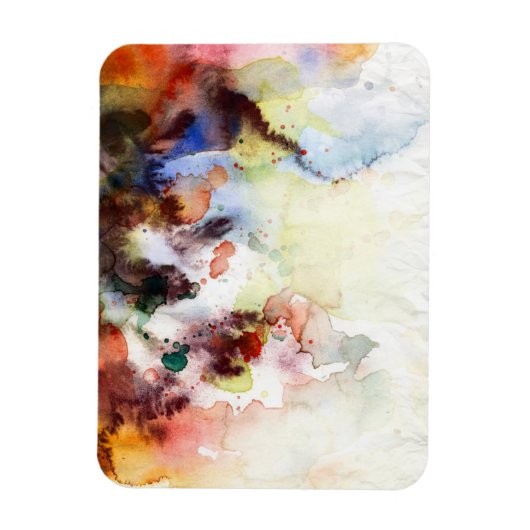Abstrakte Aquarelltextur mit Farbe Magnet (Vertikal)