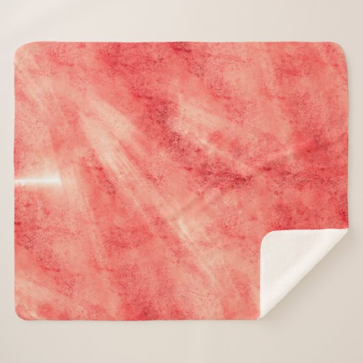 abstrakte Aquarelltextur  Sherpadecke (Vorderseite (Horizontal))