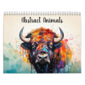Abstrakte Aquarelltiere Kalender (Titelbild)