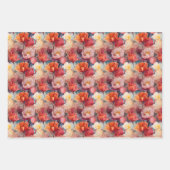 Abstrakte Aquarelltüppchen Zeichnend Geschenkpapier Set (Vorderseite 2)