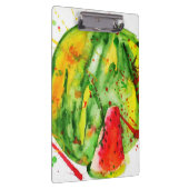 Abstrakte Aquarellwassermelone Klemmbrett (Rechts)