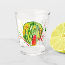 Abstrakte Aquarellwassermelone