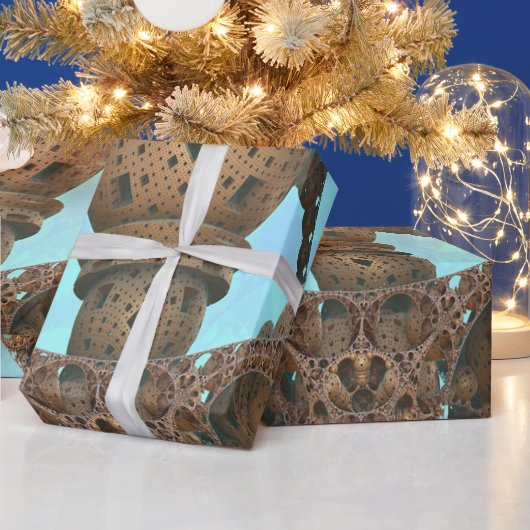 Abstrakte Architektur Geschenkpapier (Feiertage)