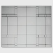 Abstrakte Architektur Geschenkpapier (Flach)