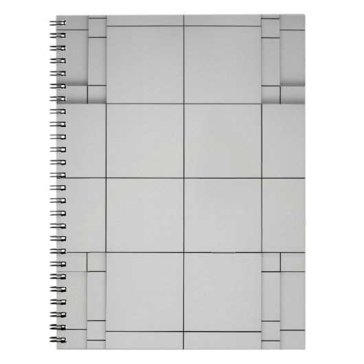 Abstrakte Architektur Notizblock (Vorderseite)