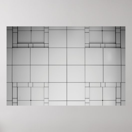 Abstrakte Architektur Poster (Vorne)