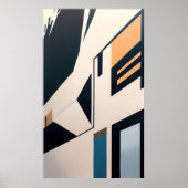 Abstrakte Architektur Poster (Vorne)