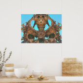 Abstrakte Architektur Poster (Küche)