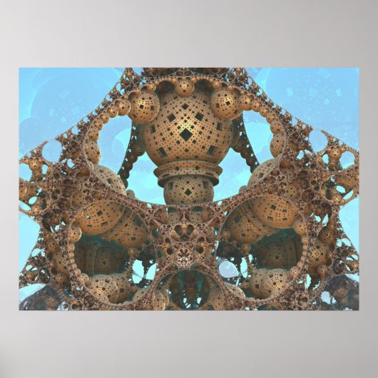 Abstrakte Architektur Poster (Vorne)