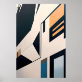 Abstrakte Architektur Poster (Vorne)