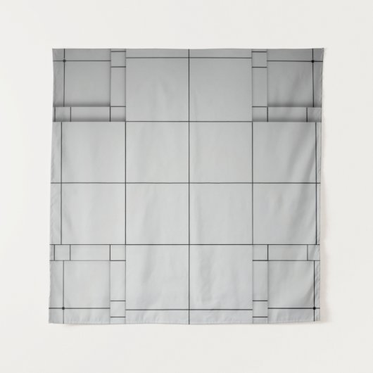 Abstrakte Architektur Wandteppich (Vorderseite)