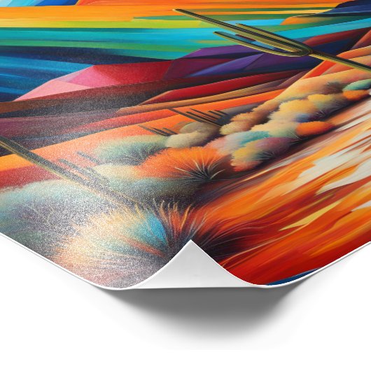 Abstrakte Arizona Fotodruck (Ecke)