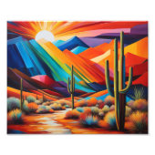 Abstrakte Arizona Fotodruck (Vorne)