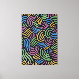 abstrakte Arkaden Leinwanddruck