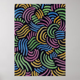 abstrakte Arkaden Poster