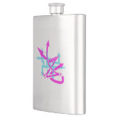 Abstrakte Arrows Classic Flask Flachmann (Links)