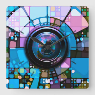 Abstrakte Art. 151 Wanduhren und Zahlenoptionen
