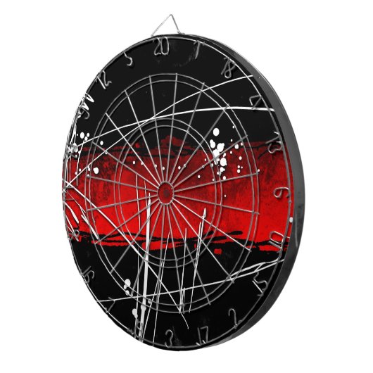 Abstrakte Art 16 Dartscheibe (Vorderseite rechts)