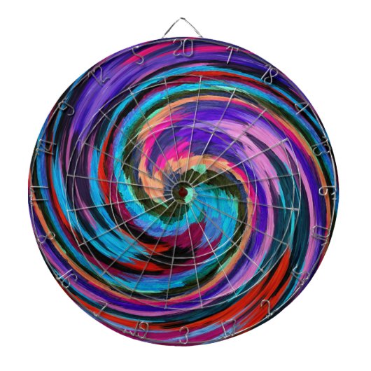 Abstrakte Art #21 Dartscheibe (vorne)
