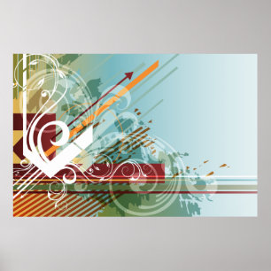 Abstrakte Art. 28 Poster