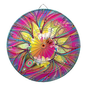 Abstrakte Art 60 Dart-Karten Dartscheibe