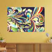 Abstrakte Art. 64 überzogene Canvas-Optionen Leinwanddruck (Insitu (Wohnzimmer))
