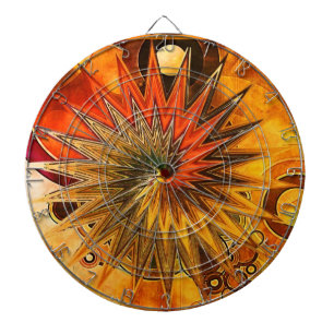 Abstrakte Art 72 Dart-Karten Dartscheibe