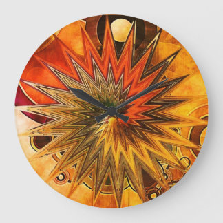 Abstrakte Art. 72 Wanduhren und Zahlenoptionen