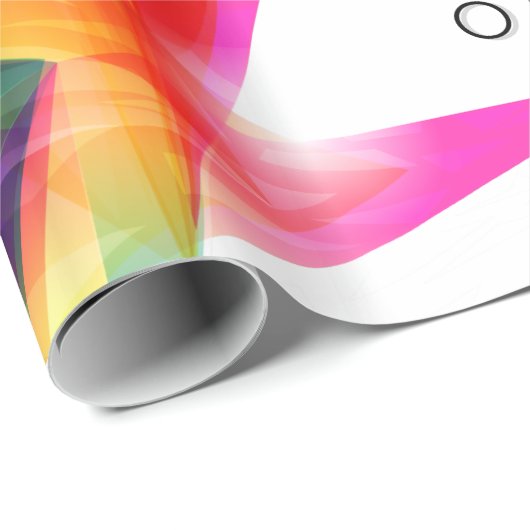 Abstrakte Art. 7 Geschenkpapier (Rolleneckpunkt)