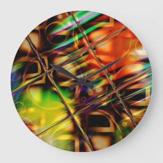 Abstrakte Art. 82 Wanduhren und Zahlenoptionen