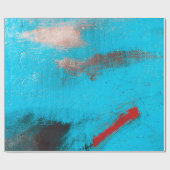 Abstrakte Art BackgroundArt,Anstrich, Farbe, Blau, Geschenkpapier (Flach)