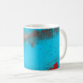 Abstrakte Art BackgroundArt,Anstrich, Farbe, Blau, Kaffeetasse (VorderseiteRechts)