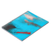 Abstrakte Art BackgroundArt,Anstrich, Farbe, Blau, Notizblock (Linke Seite)